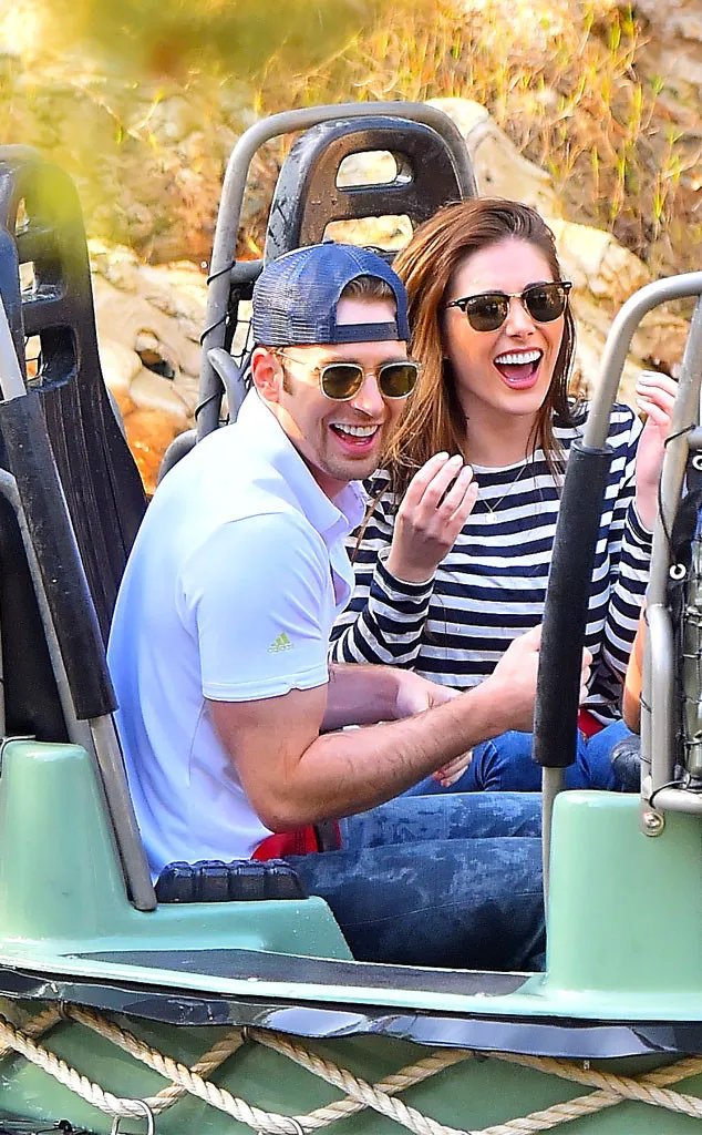 Chris Evans ajak ke Disneyland © Splashnews.com