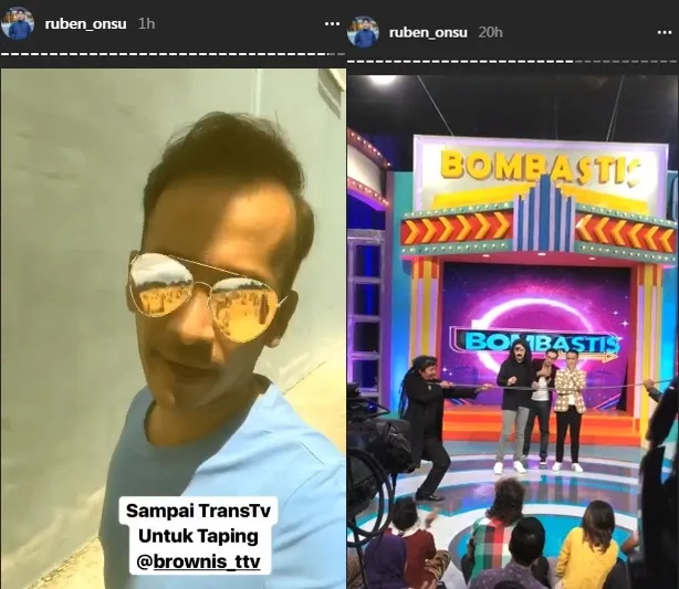 Penasaran dengan situasi belakang layar, cek akun Ruben saja ©ruben_onsu