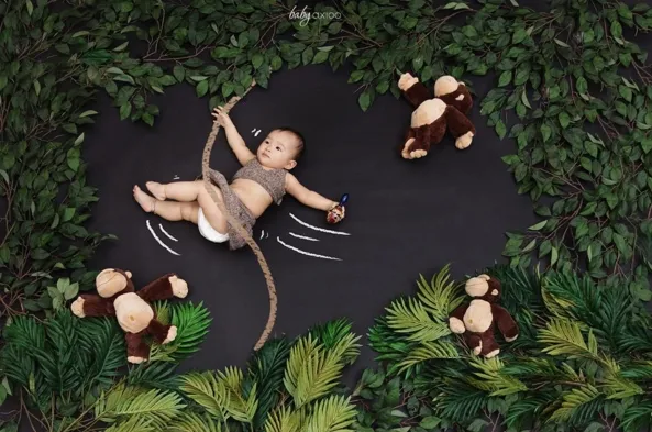 Thalia jadi tarzan cilik, gemes kan? ©instagram/ruben_onsu