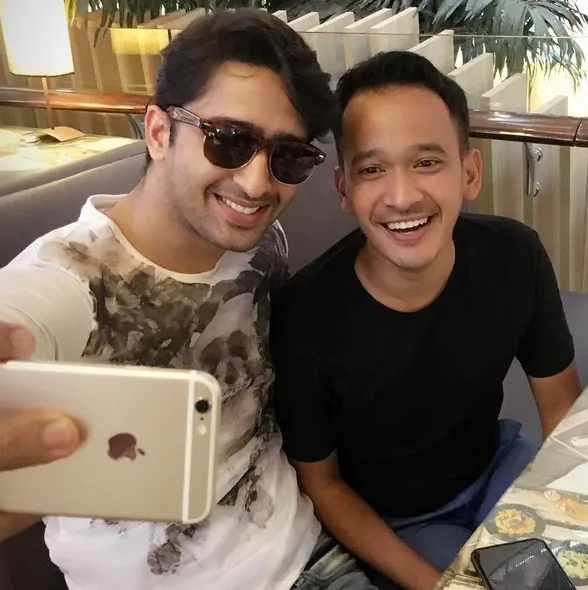 Ruben dan Shaheer kompak pamer gigi ©instagram/ruben_onsu