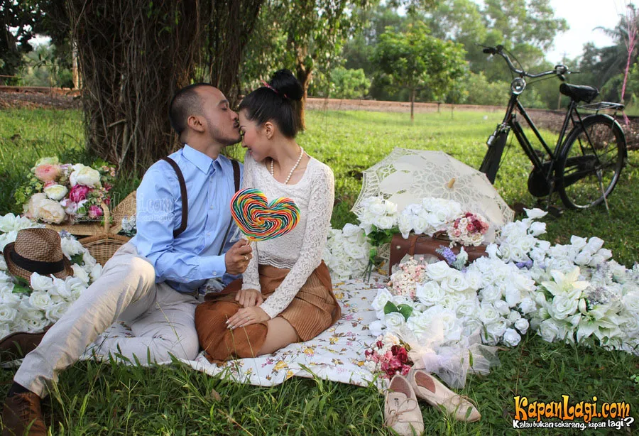 Ruben Onsu dan Wenda Tan.