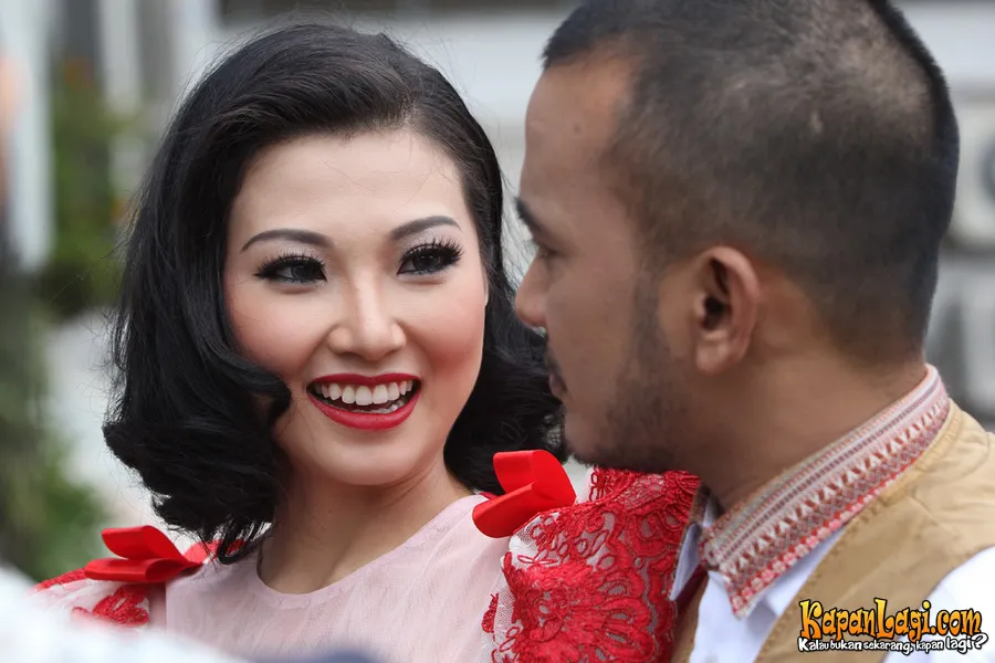 Ruben Onsu dan Wenda Tan @Foto: Budi Santoso
