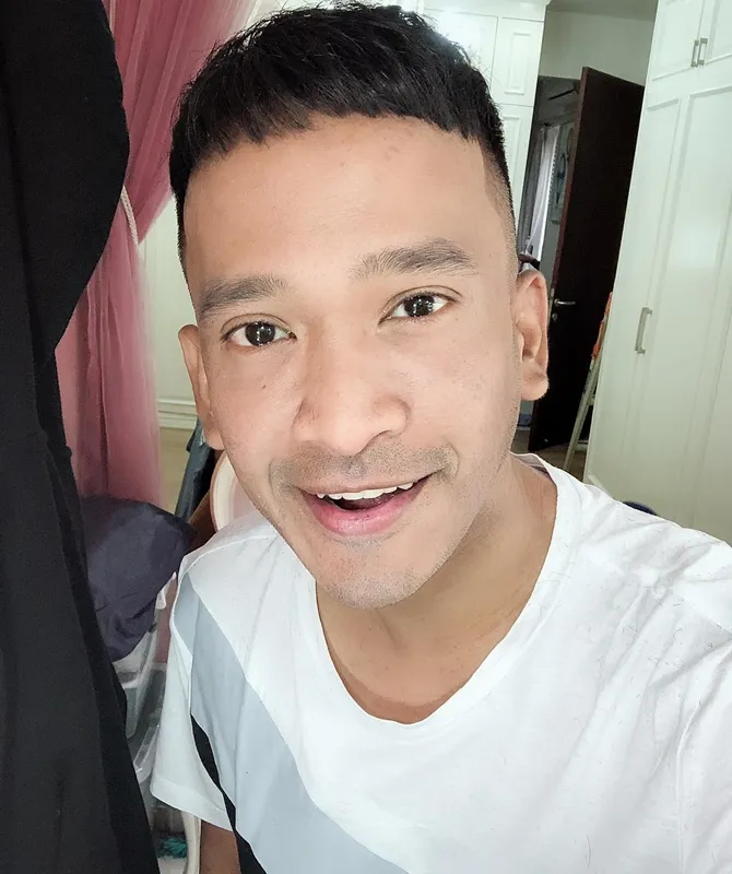 Model rambut baru Ruben Onsu. Bagaimana menurutmu? © Instagram/rubenonsu