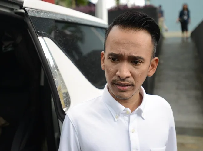 Meski masih tahap recovery, Ruben Onsu tetap gigih bekerja. © KapanLagi.com/Bayu Herdianto