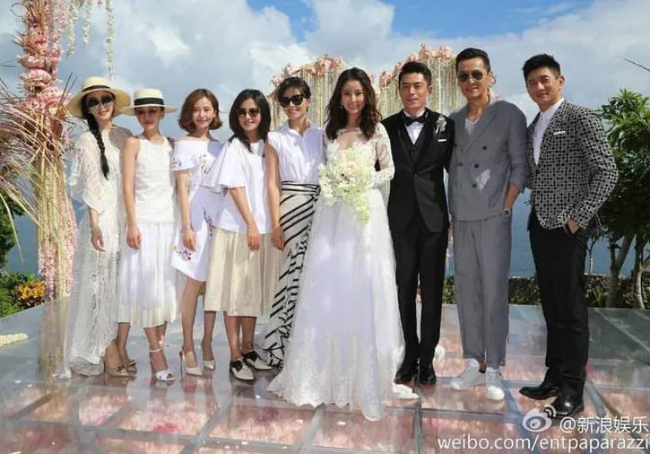 Pernikahan Ruby Lin dan Wallace Huo di Bali, Minggu (31/7). ©toggle.sg