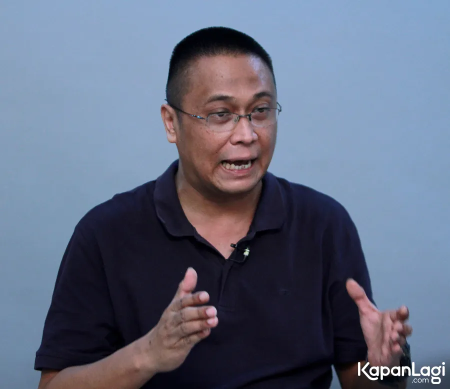 Rudi bilang musik sekarang susah  © KapanLagi.com®/Muhammad Akrom Sukarya
