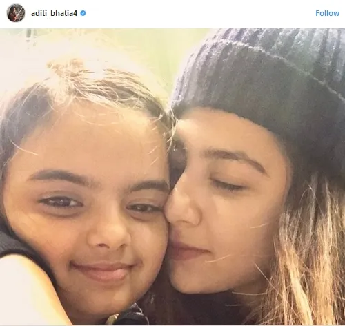 Ruhaanika dan Aditi bantah bermusuhan ©instagram