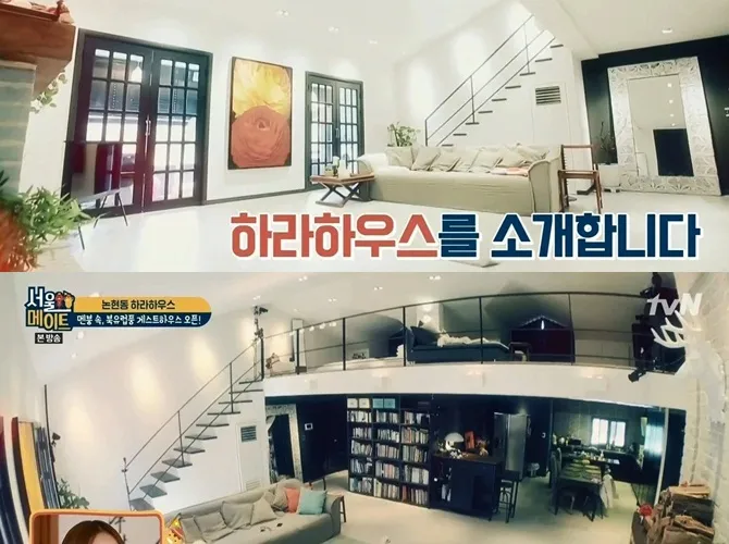 Interior rumah Goo Hara, ada serambinya © tvN