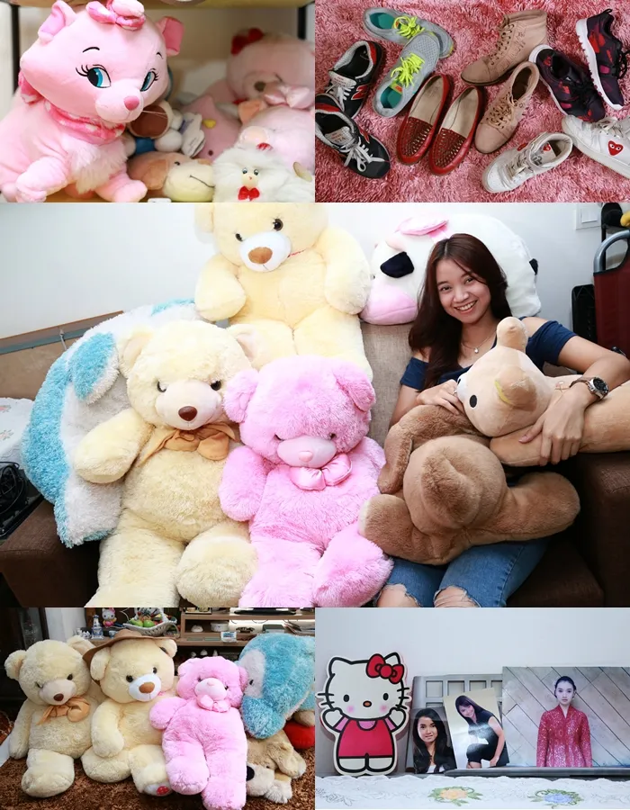 Beragam koleksi lucu menghiasi rumah Vanda Rainy. ©KapanLagi.com/Agus Apriyanto