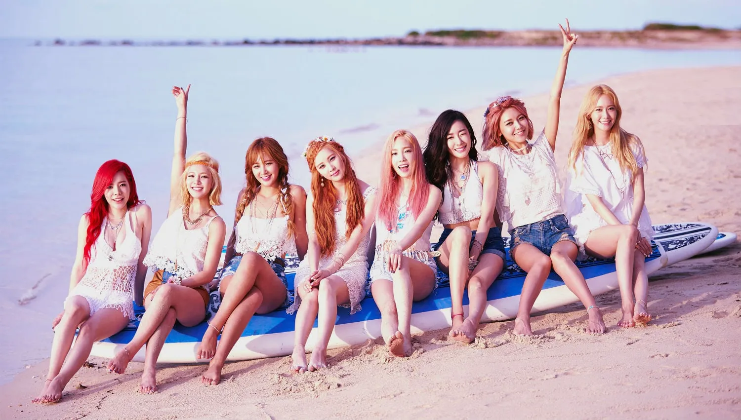 Member Girls Generation syuting RUNNING MAN hari ini. © soompi.com