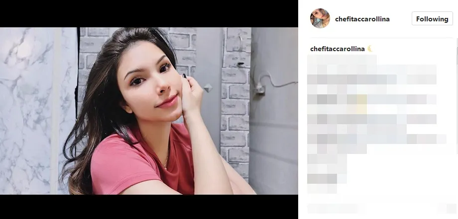 Chefita, pacar baru Ryuji? ©instagram/chefitaccarollina