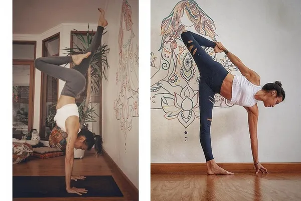 Pamer body goal, begini pose Sophia saat lakukan yoga. /©instagram.com/sophia_latjuba88