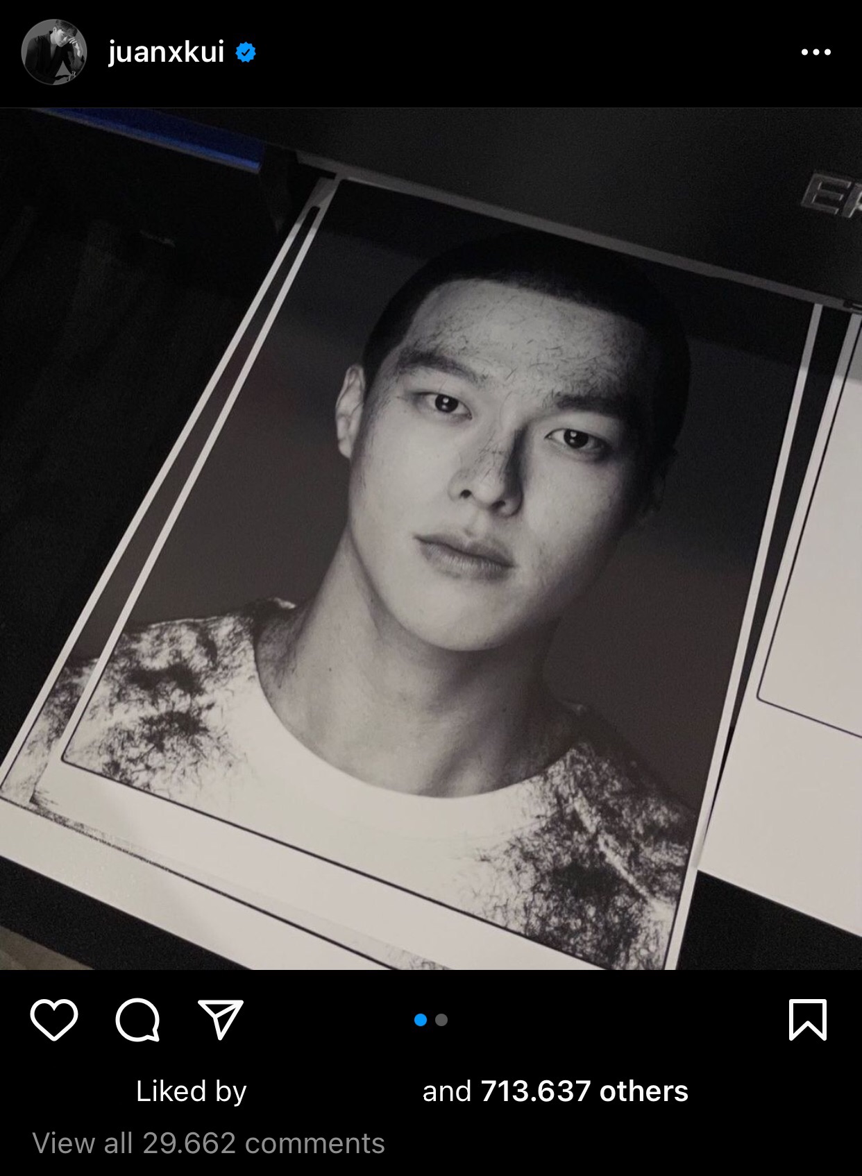 Instagram Post by Jang Ki Yong on August 23, 2021