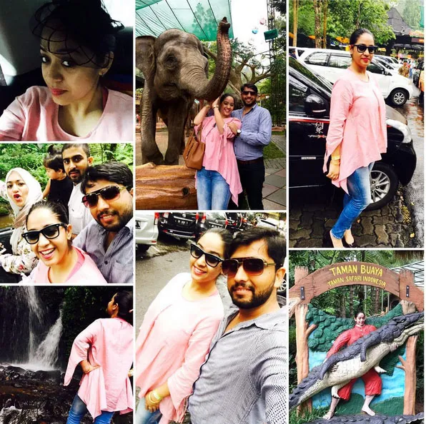 Ini dia potret seru keluarga Shaheer di Taman Safari, Bogor © Twitter.com/dr_ifrah