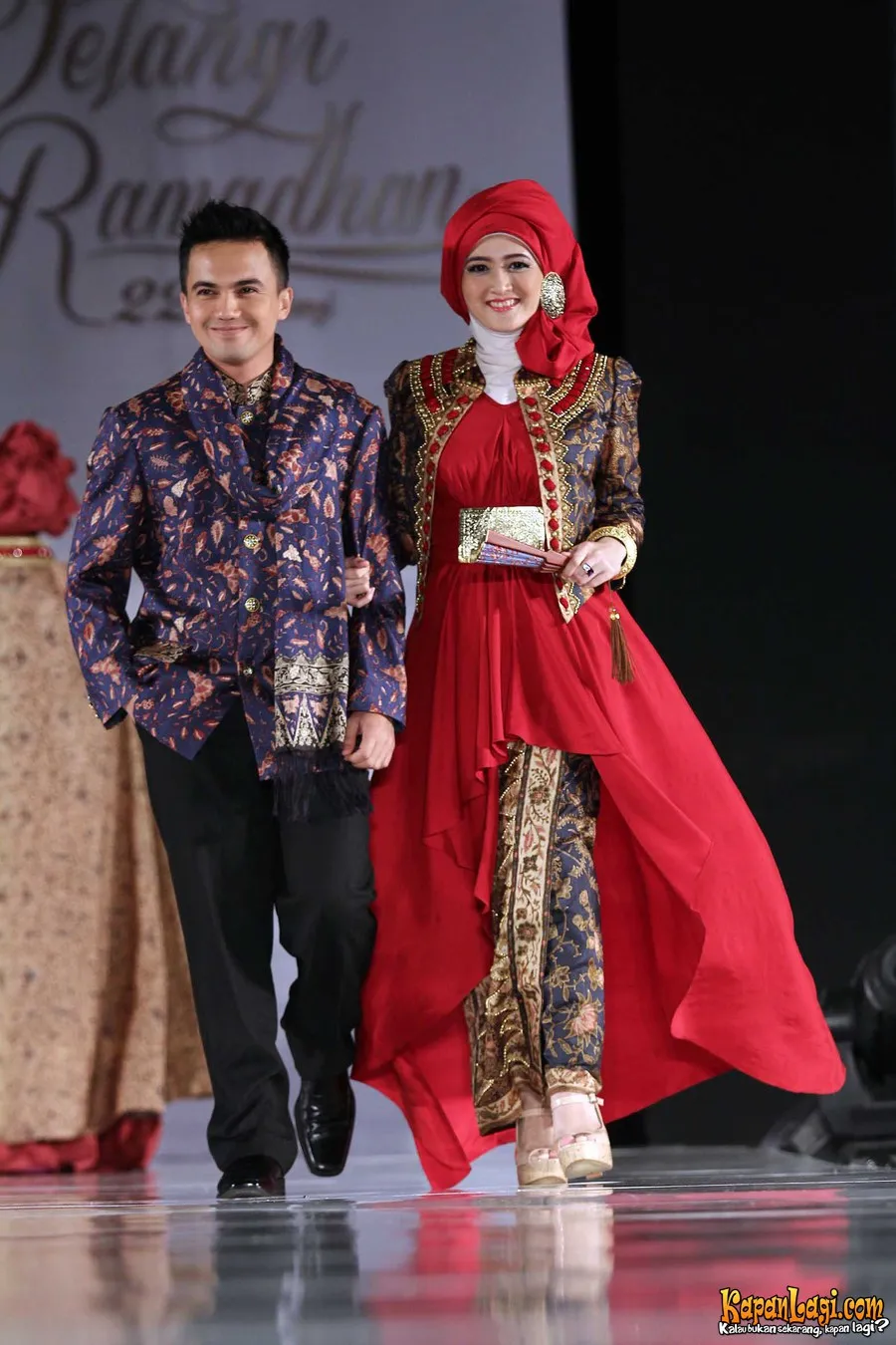 Tak ada orang ketiga di pernikahan Sahrul Gunawan dan Indriani Hadi © KapanLagi.com®