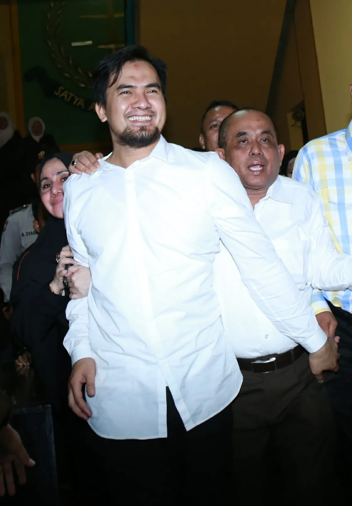 Saipul Jamiell dijerat dengan UU perlindungan anak karena melakukan tindak cabul kepada remaja. ©KapanLagi.com/Agus Apriyanto