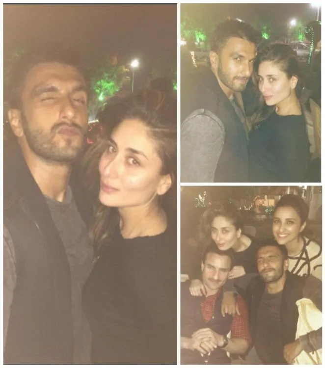 Berpose akrab, bukti kalau hubungan Ranveer dan Kareena baik-baik saja © Pinkvilla.com
