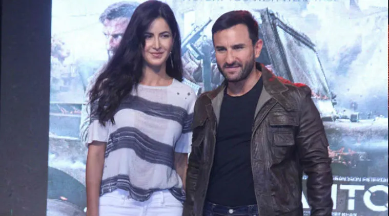 Saif Ali Khan menilai Katrina dulu dan sekarang tak berubah, tetap pekerja keras © indianexpress.com