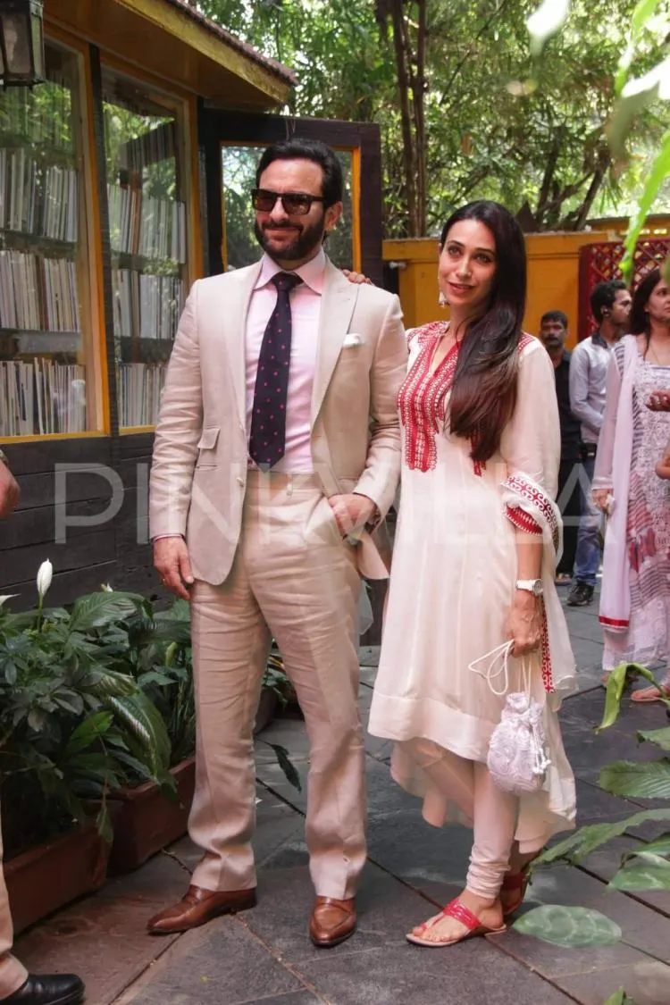 Ini dia penampilan serasi nan memukau dari Saif Ali Khan dan Karisma Kapoor @pinkvilla.com
