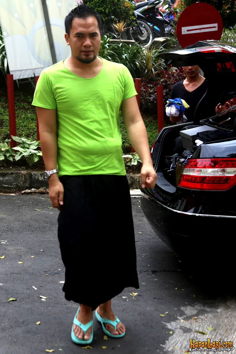 Dilaporkan cabuli AW, Saipul Jamiell mengaku nggak kenal korban. ©KapanLagi.com/Budy Santoso