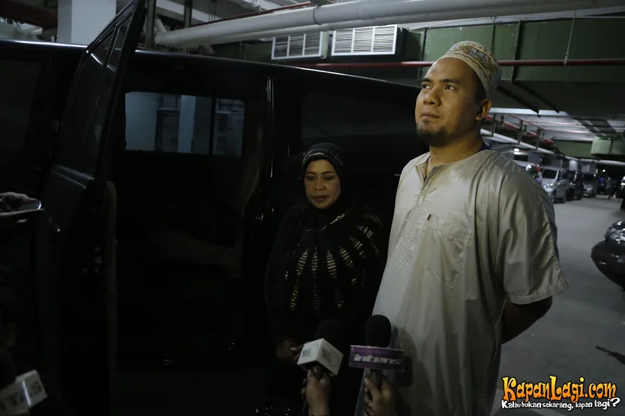 Saipul Jamiell mengaku belum sempat makam Virgina © KapanLagi.com®/Agus Apriyanto