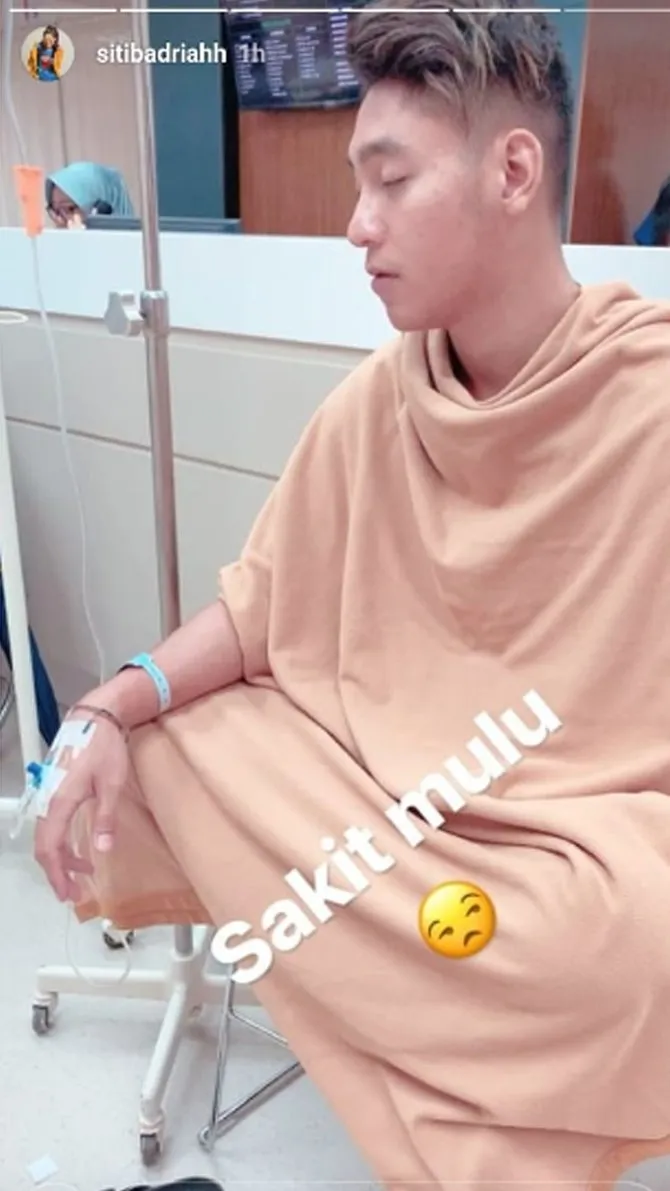 Tunangan Sibad sakit © instagram.com/sitibadriahh