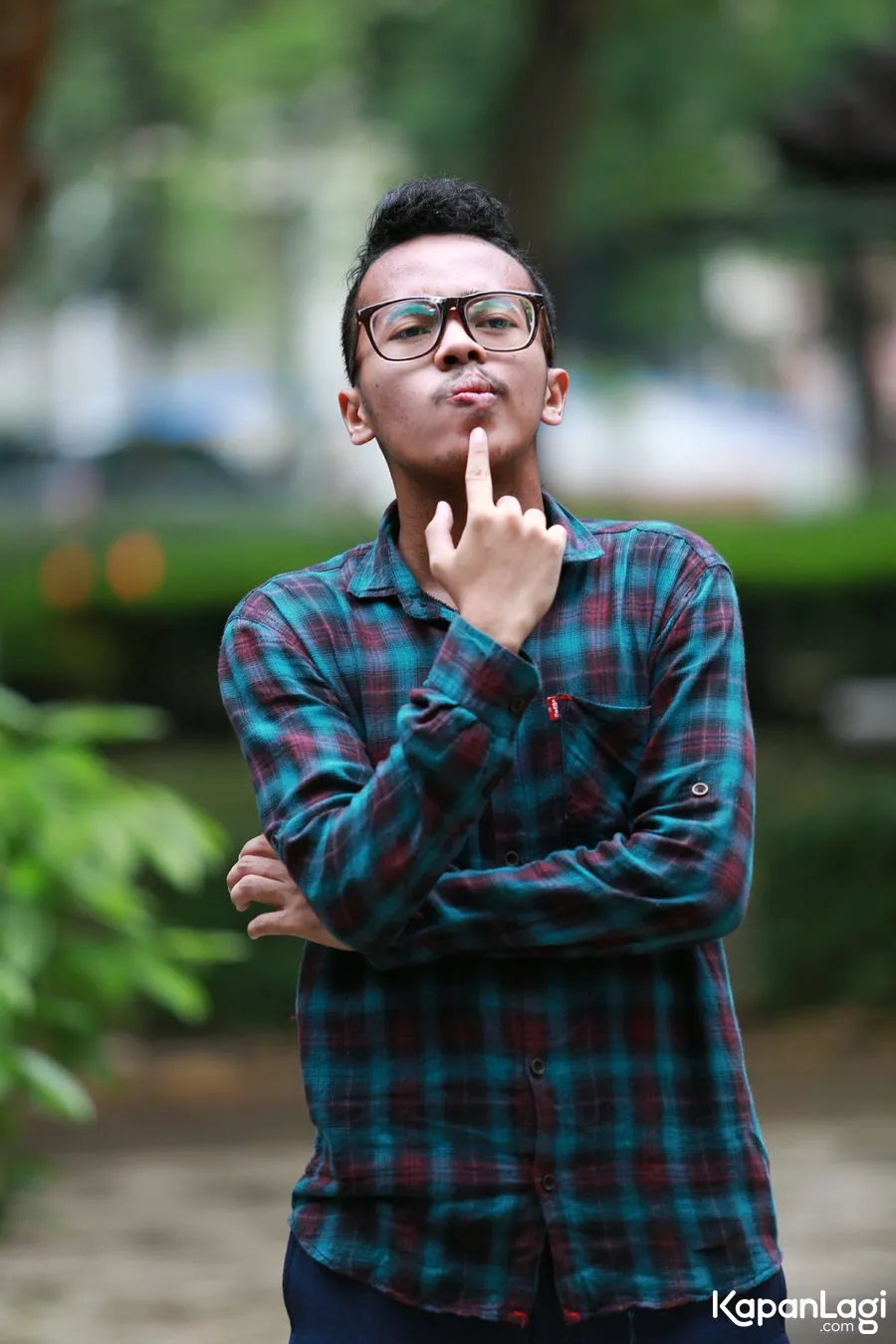 Sakurta Ginting mengenang ketika bermain sebagai Kipli dan sempat kena marah. ©KapanLagi.com/Agus Apriyanto