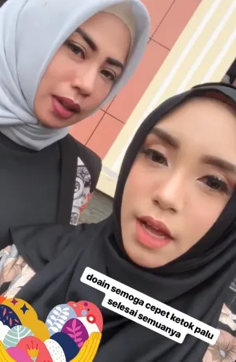Salma ketika sampai di Pengadilan Agama ©instagram/salmafinasunan