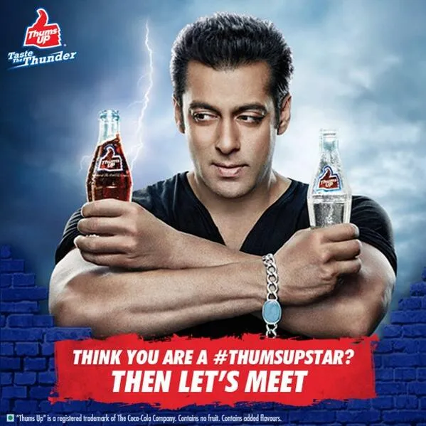 Salman Khan tak lagi bintangi Thumbs Up, salah satu produk Coca Cola ©Its Box Office Forums