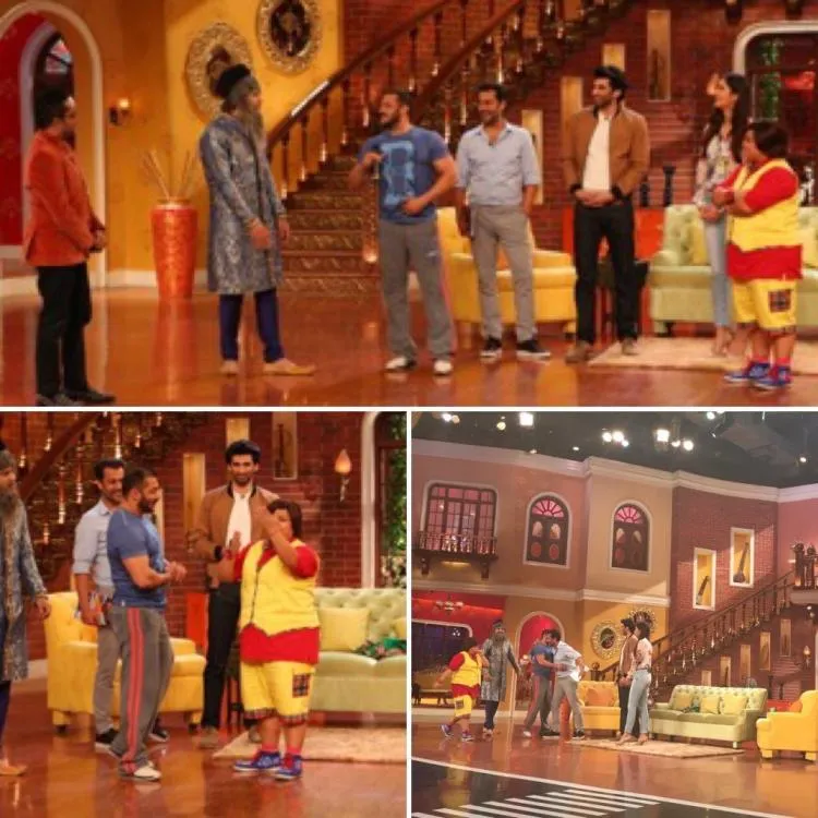 Salman tiba-tiba muncul saat Katrina jadi bintang tamu © Pinkvilla.com