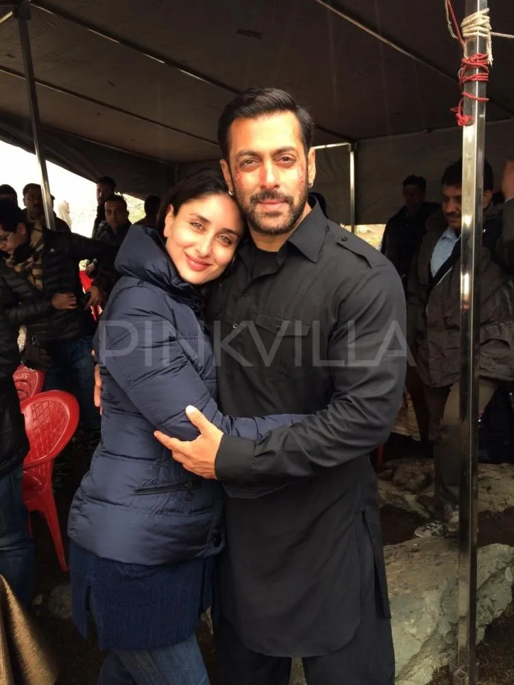 Ini dia keakraban Salman Khan dan Kareena Kapoor saat syuting terakhir kali untuk film 'BAJRANGI BHAIJAAN' @pinkvilla.com