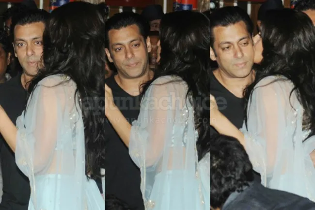 Salman Khan dapat ciuman mesra @ apunkachoice.com