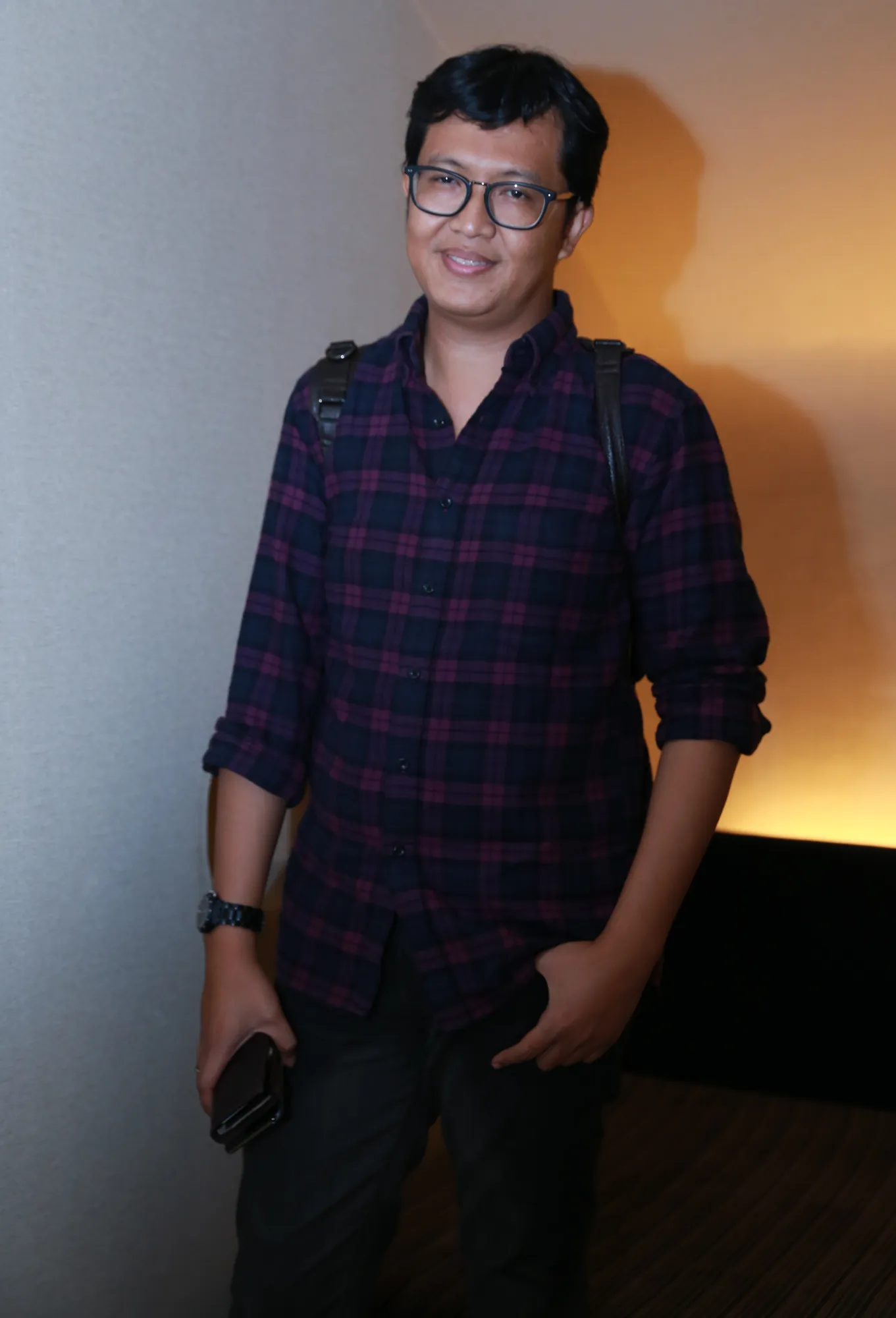 Sutradara Salman Aristo ketika berbicara tentang film Indonesia dan anak muda © KapanLagi.com®/Fikri Alfi Rosyadi