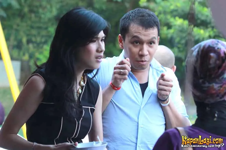 Samuel Rizal dan Stevianne Agnecya @Foto: Agus Apriyanto