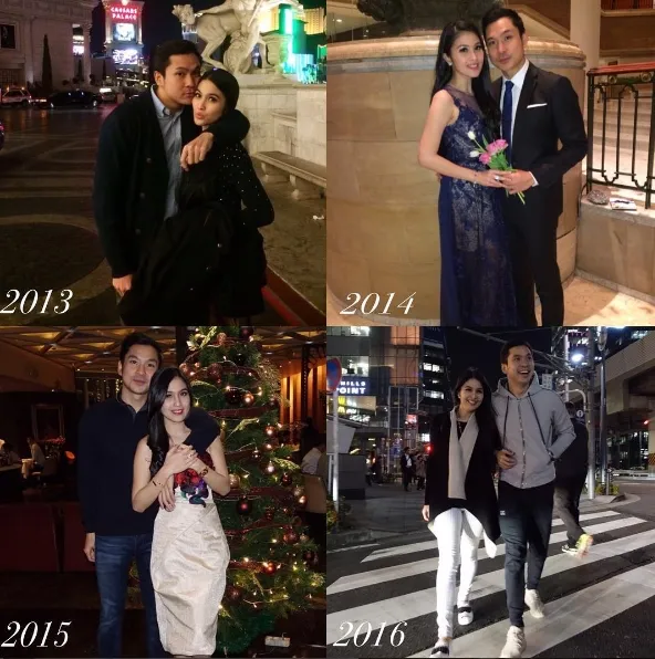 Sandra membagi foto masa pacarannya dengan Harvey, romantis ©instagram/sandradewi88