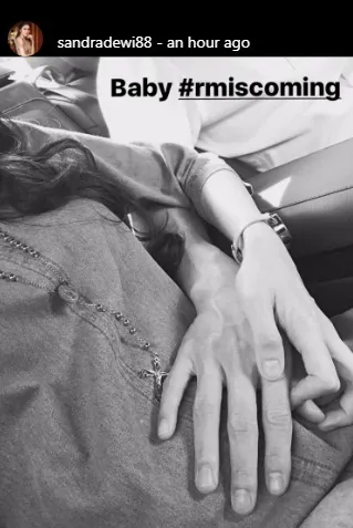 Kehamilan Sandra membuat semua keluarga bahagia ©instagram/sandradewi