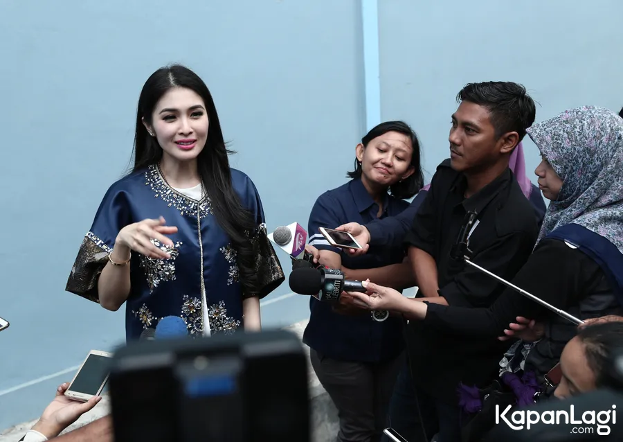 Sandra Dewi mengaku senang diberitakan hamil © KapanLagi.com®/Bayu Herdianto