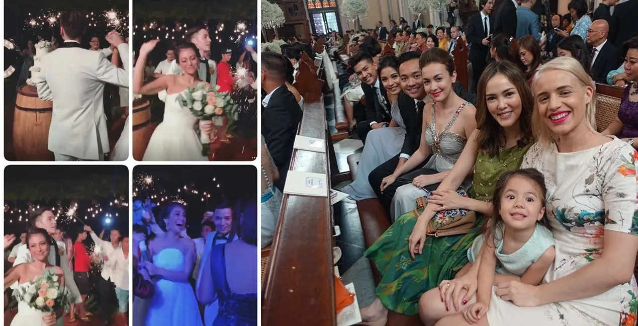 Tamu undangan di pernikahan. Šinstagram.com/rezaakbardianto+riantic