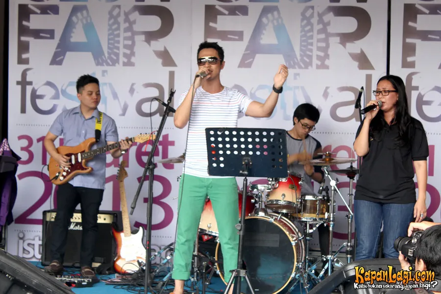 Sandy Thema di Istora Senayan, Jakarta, Minggu (31/3/2013) @Foto: Hendra