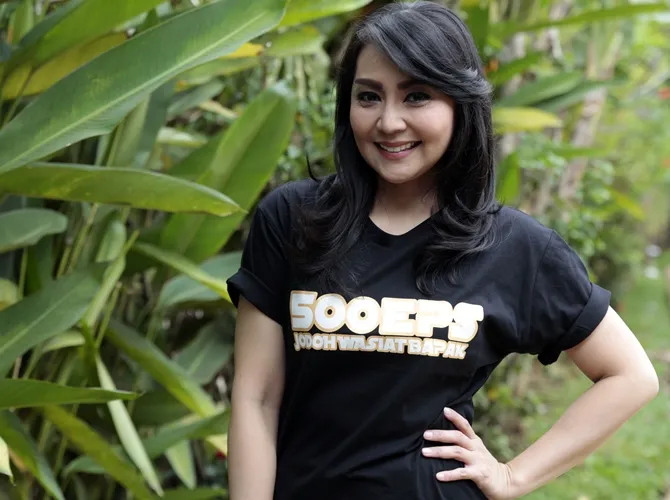 Tessa Kaunang tak ingin membahas kembali perseteruannya dengan Sandy. © KapanLagi.com/Muhammad Akrom Sukarya