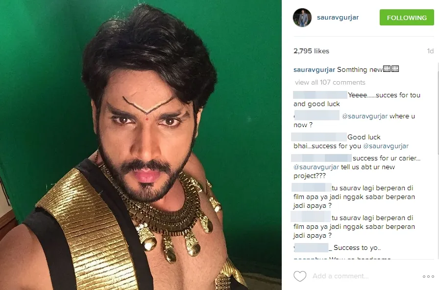 Saurav Gurjar dapat pekerjaan baru ©instagram/sauravgurjar