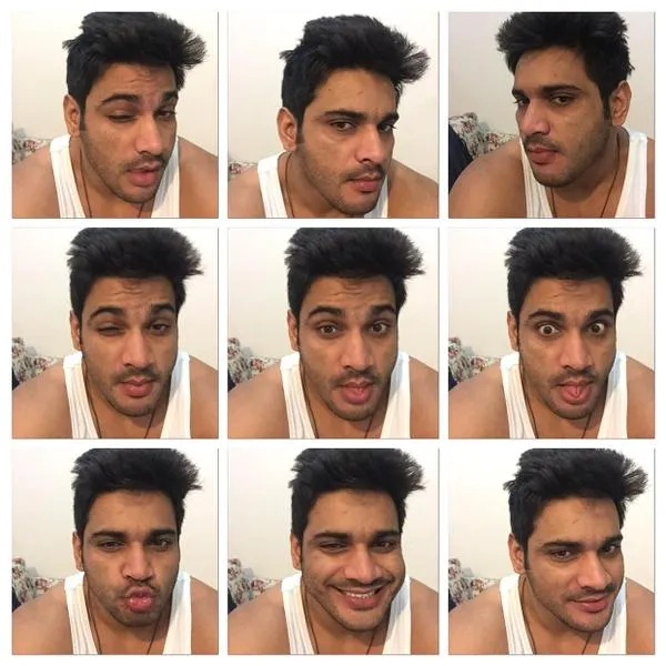 Ini dia ragam ekspresi Saurav Gurjar saat selfie di pagi hari @twitter.com/gurjar_saurav