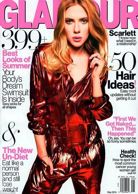 Scarlett Johansson Dalam Sampul Majalah Glamour ©Glamour
