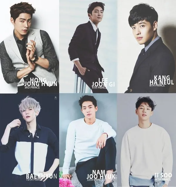 Deretan aktor yang berperan sebagai pangeran di Scarlett Heart: Ryeo © SBS
