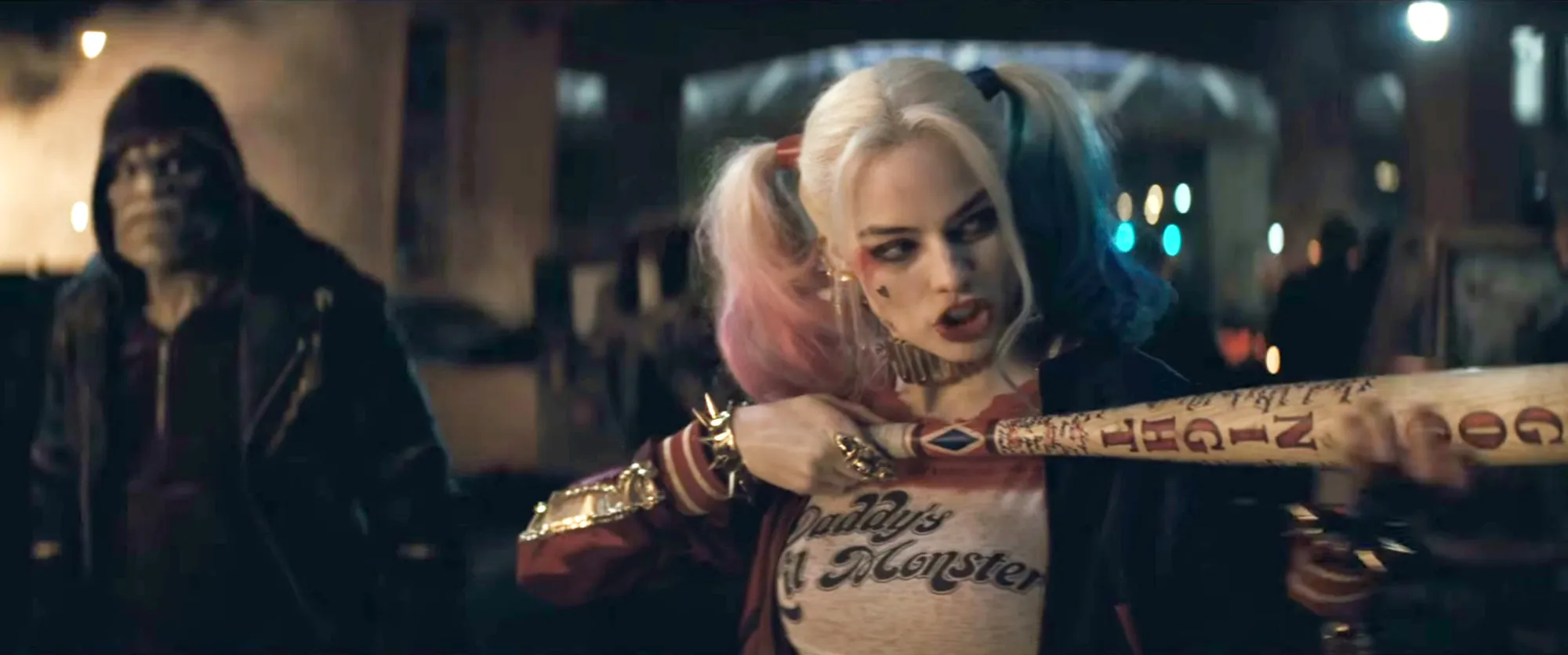 Aksi maut Harley Quinn dalam Suicide Squad/©DC-Warner Bros.