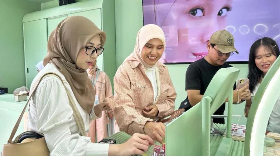 Wardah Colorfit Studio di The Fountain Plaza Senayan. Ã�ï¿½Ã�Â©Wuri Anggarini/KapanLagi.com
