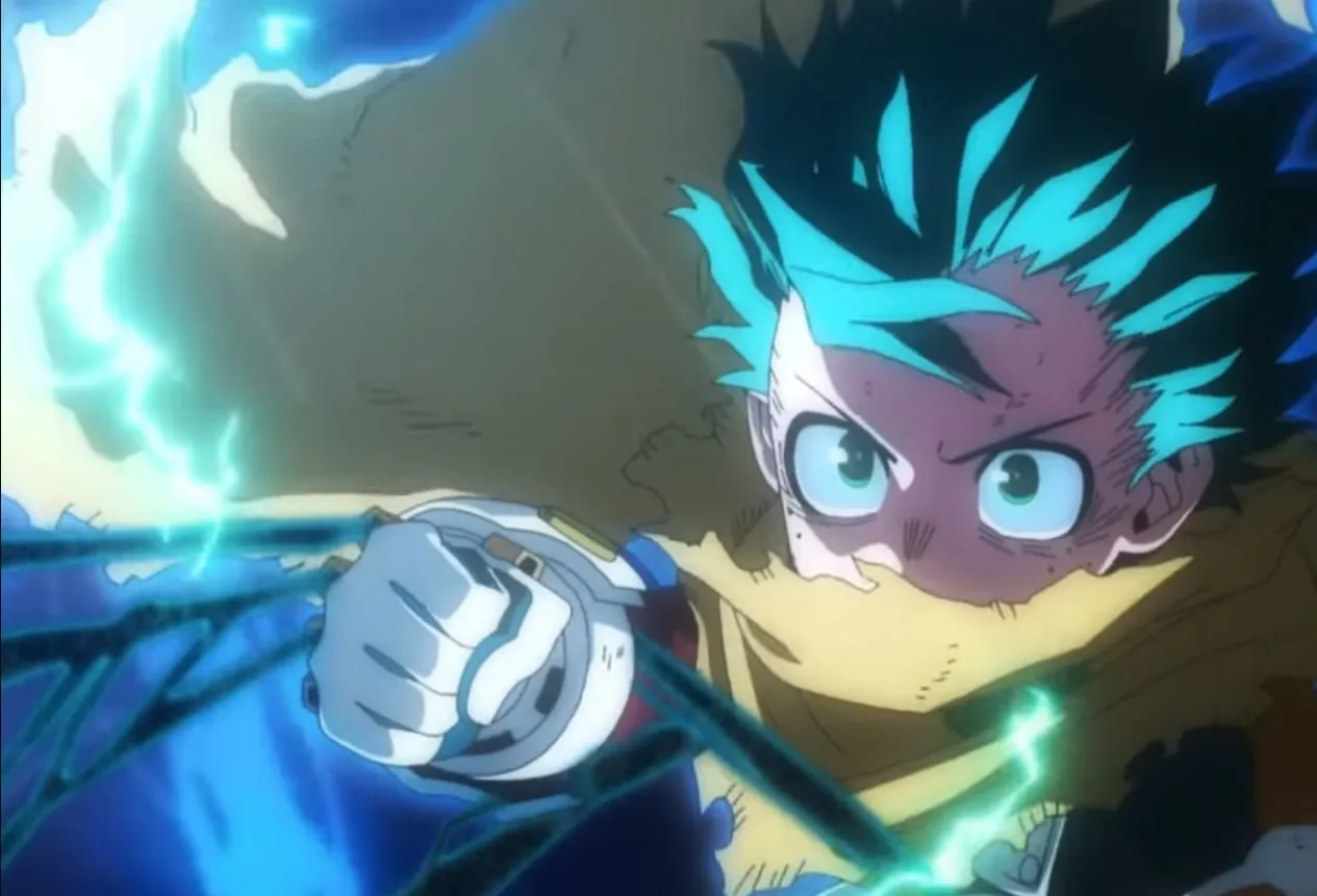 Deku, tokoh utama dalam MY HERO ACADEMIA Season 8.