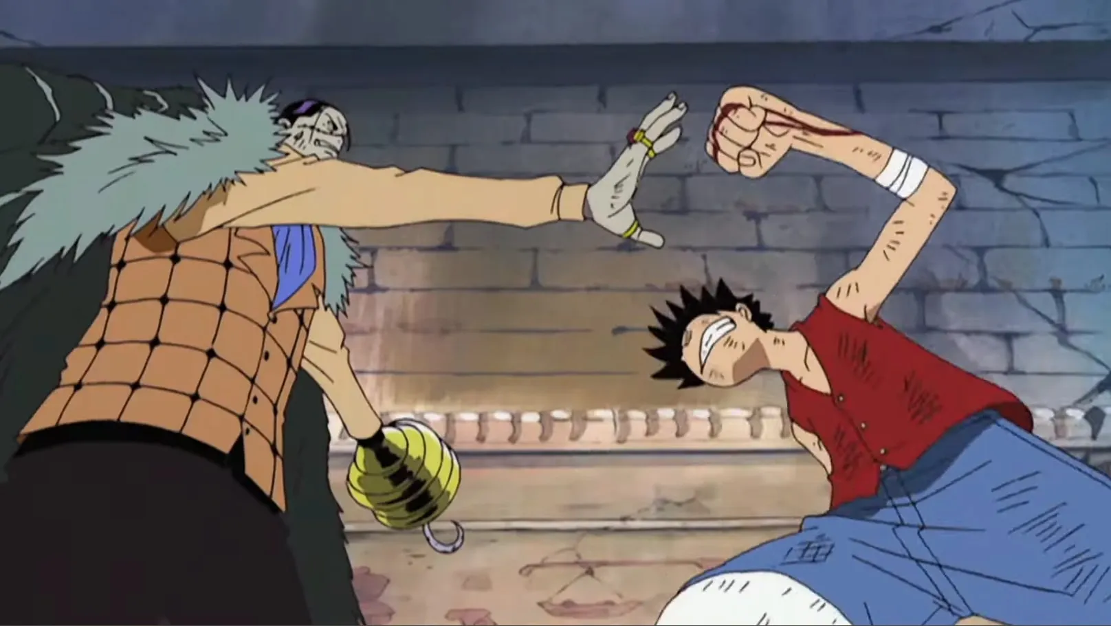 Crocodile VS Luffy, pertempuran klimaks di Alabasta Arc.