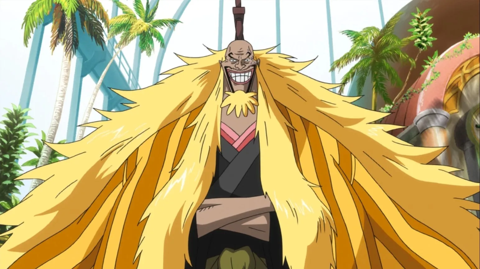 Shiki Si Singa Emas dengan penampilan khasnya.