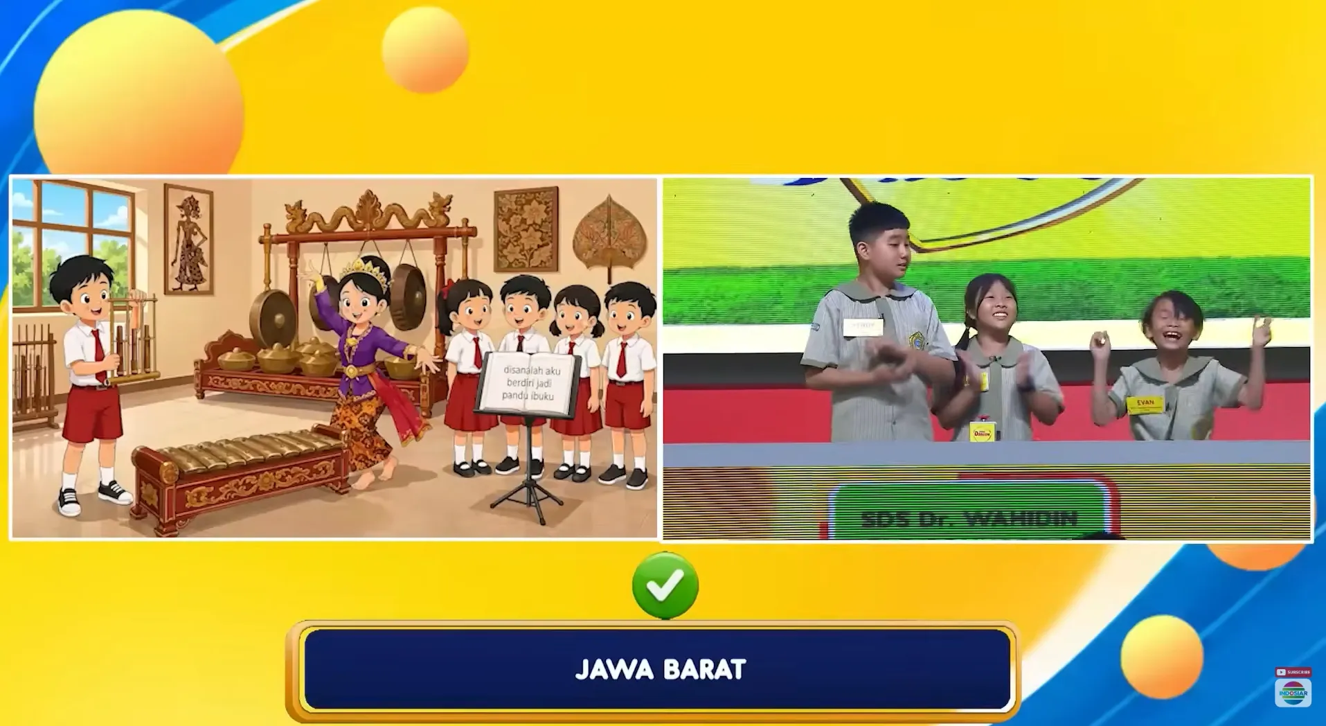 Tantangan bergambar yang hadir dalam DANCOW Indonesia Cerdas Season 2.